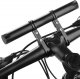 Springos Przedłużenie kierownicy rowerowej, uchwyt na rower 20 cm czarny UNIWERSALNY 1