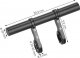 Springos Przedłużenie kierownicy rowerowej, uchwyt na rower 20 cm czarny UNIWERSALNY 7