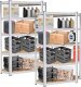Springos Regały metalowe 2 szt. z 5 półkami 180x90x40cm 875kg do garażu, piwnicy UNIWERSALNY 1