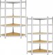Springos Regały metalowe 2 szt. z 5 półkami 180x90x40cm 875kg do garażu, piwnicy UNIWERSALNY 15
