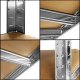 Springos Regały metalowe 2 szt. z 5 półkami 180x90x40cm 875kg do garażu, piwnicy UNIWERSALNY 10