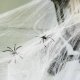 Springos Dekoracja na Halloween pajęczyna z 2 pająkami 20g ozdoba sieć pajęcza 1,9 m UNIWERSALNY 4