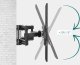 VETOUSON Uchwyt wieszak na telewizor TV 55 60 65 75 cali VX-610A 4