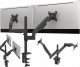 VETOUSON Uchwyt biurkowy na 2 monitory 13" - 32" (VX-092) 2