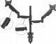 VETOUSON Uchwyt biurkowy na 2 monitory 13" - 32" (VX-092) 6