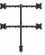 VETOUSON Uchwyt biurkowy na 4 monitory 10" - 27" (VX-24A) 5