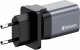 Verbatim Ładowarka GaN Verbatim, USB 3.0, USB C, szara, 35 W, wymienne końcówki C,G,A 2