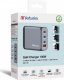 Verbatim Ładowarka GaN Verbatim, USB 3.0, USB C, szara, 100 W, wymienne końcówki C,G,A 6