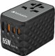 Verbatim Adapter podróżny UTA-05 GaN III globalny 2xUSB-C PD QC 4+ 65W, 1xUSB-A 60W, 1xUSB-A 5W 3