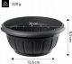 Kadax KADAX Misa cmentarna Donica Plastikowa Na Kwiaty 38 cm Antracyt 2
