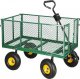 Springos Wózek ogrodowy transportowy metalowy 400 kg zielony UNIWERSALNY 2