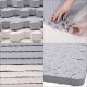 Springos Mata piankowa, puzzle dla dzieci 230x120 cm pianka EVA kremowo-szara UNIWERSALNY 16