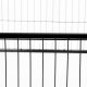 Springos Kojec dla zwierząt wybieg klatka dla psa 184x94x100 cm czarna UNIWERSALNY 17