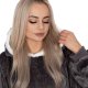 Springos Kocobluza damska męska oversize koc bluza 2w1 z kapturem XXL ciepła ciemny szary UNIWERSALNY 11