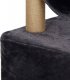 Springos Drapak dla kota sizal 3-poziomowy domek słupek z zabawkami 62 cm UNIWERSALNY 3