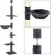 Springos Drapak dla kota sufittowy sizal słupek 245 - 260 cm UNIWERSALNY 3