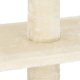 Springos Drapak dla kota sufittowy sizal słupek 245 - 260 cm kremowy UNIWERSALNY 7
