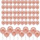 Springos Balony na wieczór panieński, wesele, urodziny, 100 szt. rose gold UNIWERSALNY 1