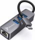 HUB USB Reagle Reagle Karta Sieciowa Hub USB-C 3.1 GIGABIT LAN RJ45 1GB 1