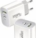 Ładowarka Reagle SZYBKA ŁADOWARKA 35W USB-C QC 3.0 KOSTKA ZASILACZ DO IPHONE 15 PRO GALAXY S 1