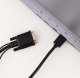 Kabel Reagle HDMI - D-Sub (VGA) 2m czarny 4