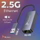 Karta sieciowa Reagle PRZEJŚCIÓWKA USB 3.2 ETHERNET ADAPTER KARTA SIECIOWA LAN RJ45 2,5Gb/s 2