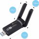 Karta sieciowa Reagle Zewnętrzna Karta Sieciowa WI-FI Adapter USB 3.2 WiFi 1300Mbps 2,4GHz 5GHz 5