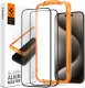 Spigen Glass tR AlignMaster 2 Pack, FC Black - iPhone 15 Pro Max 1