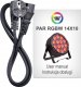 LIGHT4ME PAR RGBW 14x10 reflektor sceniczny LED 8