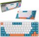 Klawiatura Tracer TRACER TRAKLA47309 Klawiatura mechaniczna FINA 84 biała 1