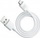 Kabel USB 3MK USB-A - microUSB 1.2 m Biały (5903108541176) 3
