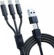 Kabel USB 3MK USB-A + USB-C - USB-C + microUSB + Lightning 1.5 m Czarny (5903108541244) 9