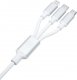 Kabel USB 3MK USB-A + USB-C - USB-C + microUSB + Lightning 1.5 m Biały (5903108541237) 6