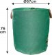Skrzynia ogrodowa Verto Torba ogrodowa 270 L, usztywniona krawędź, 150 g/m2; PP; usztywniona krawędź, 3 uchwyty, 67 x 76 cm 15G541 6