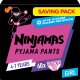 Pampers Pieluchomajtki NINJAMAS MB PANTS 7-XXLARGE 60 GIRL 1