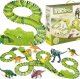 Springos Tor wyścigowy park dinozaurów zestaw 320 elementów zabawka dla dzieci UNIWERSALNY 2