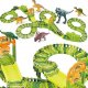 Springos Tor wyścigowy park dinozaurów zestaw 320 elementów zabawka dla dzieci UNIWERSALNY 3