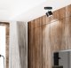 Lampa sufitowa Heckermann Zestaw Lampa punktowa LED Heckermann 8795313A Czarna 1x głowica + 1x Żarówka LED Heckermann GX53 7W Neutral 1