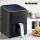 Frytkownica beztłuszczowa Heckermann Frytkownica beztłuszczowa Air Fryer 4L Heckermann RA510D - Srebrny 4