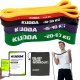 KUDDA ZESTAW 5 GUM DO ĆWICZEŃ POWER BAND gumy oporowe fitness WYSOKA JAKOŚĆ KUDDA 1