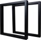 Biurko Guard-Desk Biurko LOFT Komputerowe Cube / Dębowy Blat / / 140x70x75 6