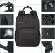 Plecak MATEINE Plecak na laptopa 15,6" czarny z organizerem 43x30x18 cm 1