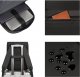 Plecak MATEINE Plecak na laptopa 15,6" czarny z organizerem 43x30x18 cm 3