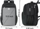 Plecak MATEINE Plecak biznesowy MATEIN na laptopa 15,6" z USB, kolor czarny, 30x23x45 cm 5