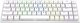 Klawiatura Rampage Low Profile REBEL Red switch (REBEL-WHITE) 1