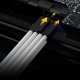 AsiaHorse Przedłużacz do zasilacza w oplocie ATX 6+2 8 PIN Biały 18 AWG AsiaHorse 3