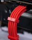AsiaHorse PCIe 8-pin - PCIe 8-pin, 0.3m, Czerwony (S3X (6+2) 8 PIN CABLE RED) 5