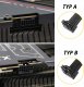 QingSea 12VHPWR - PCIe 12-pin x2, 0.3m, Czarny (Q1X QINGSEA 12VHWPR TO 12VHPWR PCIE 5.0 4P UP BLACK) 4