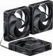 Wentylator upHere U2K Czarny 3-pack 1