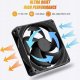 Wentylator upHere U2K Czarny 3-pack 4